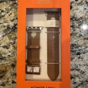 Tory Burch Brown Leather Watch Strap